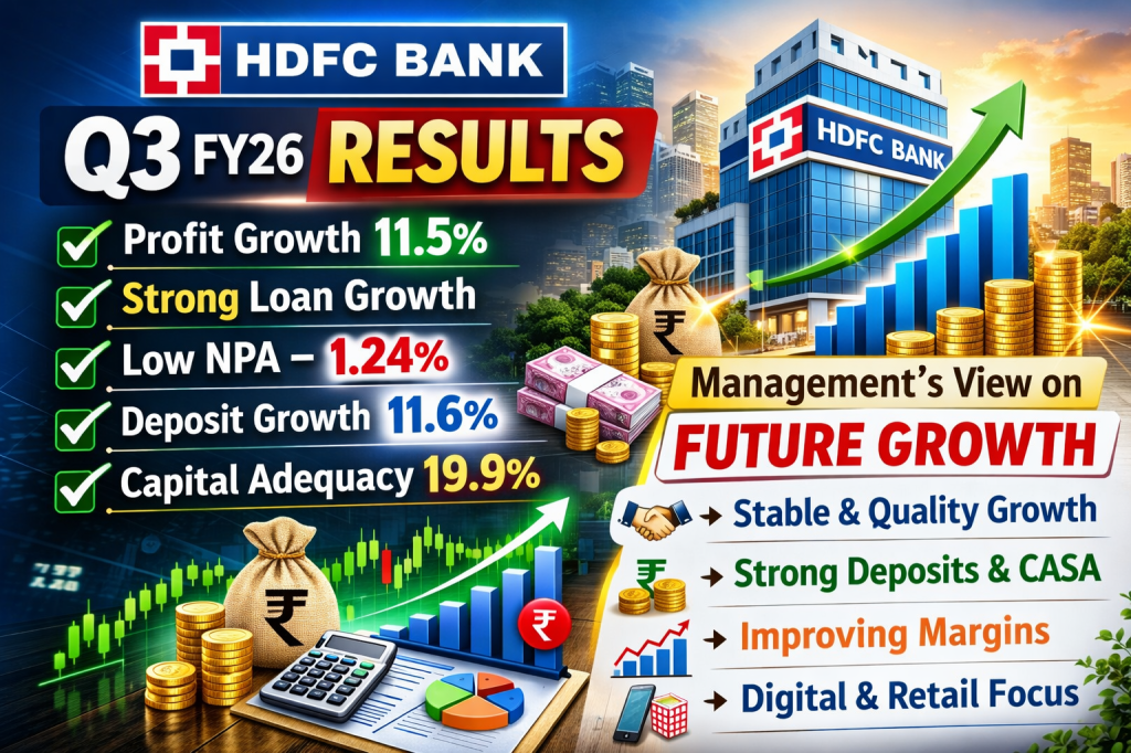 HDFC Bank Q3 FY26 Results: Management View, Growth Strategy & Future Outlook Explained&nbsp;Simply